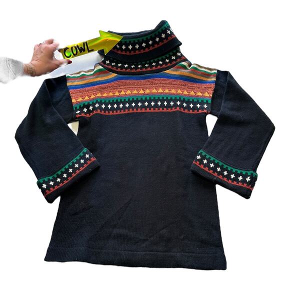 Skiva Vintage Cowl Neck Sweater - Picture 2 of 7